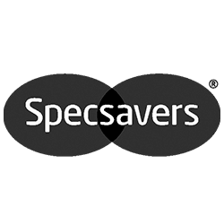 Specsavers black and white company logo