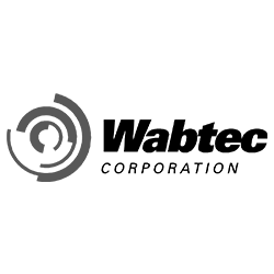 Wabtec Corporation black and white logo