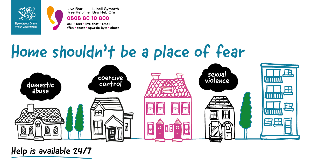 Live Fear Free - Home shouldn't be a place of fear campaign